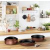 Sartenes INGENIO ECO RESPECT ON L7609402, juego de 3, marrón, aluminio, Tefal