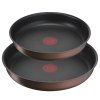 Sartenes INGENIO ECO RESPECT ON L7609402, juego de 3, marrón, aluminio, Tefal