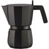 Cafetera espresso MOKA 300 ml, negro, aluminio, Alessi