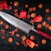 Cuchillo de chef SUPER GOU 20 cm, rojo, Yaxell