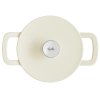 Olla MOMENTS 24 cm, marfil blanco, hierro fundido, Fissler