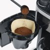 Cafetera con molinillo y termo KA 4814 Severin 1,0 l, negro