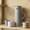 Taza de café 200 ml, juego de 2 piezas, verde polvoriento, gres, Stelton