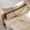 Cojín CALM 40 x 90 cm, beige, algodón / lino, firme LIVING