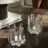 Portavelas para velas de té HOLO 12 cm, claro, vidrio, cerrado LIVING