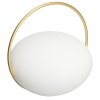 Lámpara de mesa portátil ORBIT 19 cm, dorado, aluminio, Imagen