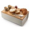 218861 4 chlebnik s prkenkem mattina 34 cm seda ocel bambus alessi