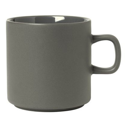 Blomus-teemuki PILAR 250 ml, tummanharmaa, keraaminen
