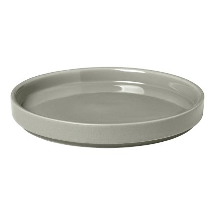 Blomus-jälkiruokalautanen PILAR ⌀ 14 cm, vaaleanharmaa, keraaminen