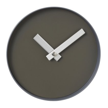 Blomus-seinäkello RIM S 20 cm, khaki