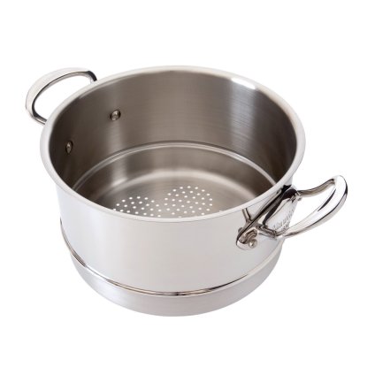 MAUVIEL -höyrykattilan sisäosa 24 cm, ruostumaton teräs