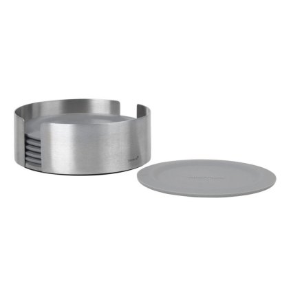 Blomus-lasinalunen LARETO, 6 kpl sarja, vaaleanharmaa