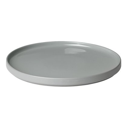 Blomus-ruokalautanen PILAR 27 cm, harmaa