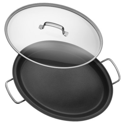 WMF-tarjoilupannu 38 x 26 cm, soikea, tarttumaton pinta