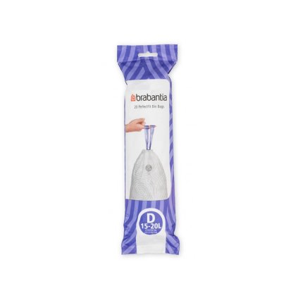 Brabantia-roskapussit D PERFECTFIT 15–20 l, 20 kpl