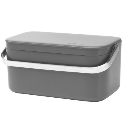 Brabantia-ruokajäteastia 1,8 l, harmaa