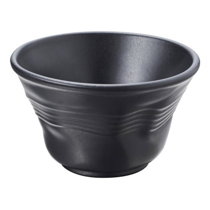 REVOL-tarjoilukulho FROISSÉS 250 ml, musta satiini