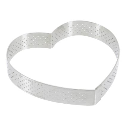 de Buyer -leivinmuotti 12 cm, sydämenmuotoinen, ruostumaton teräs
