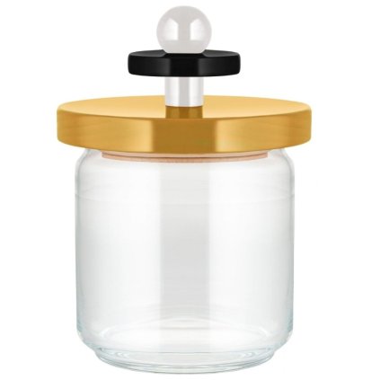 Alessi -keittiön säilytysastia 100 COLLECTION, 750 ml, keltainen, lasi