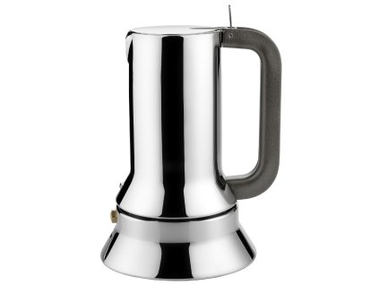 Alessi -liesitason espressokeitin 9090, 70 ml, ruskea kahva