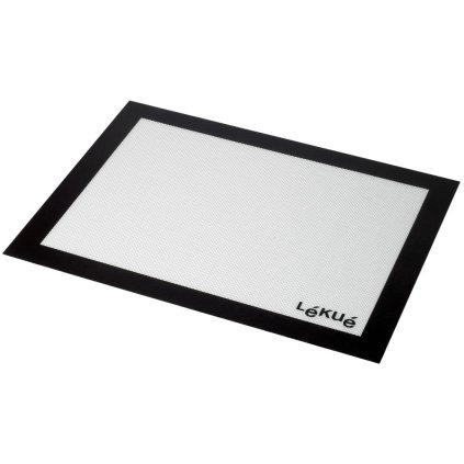 Lékué -leivonta-alusta, 40 x 30 cm, musta, silikoni