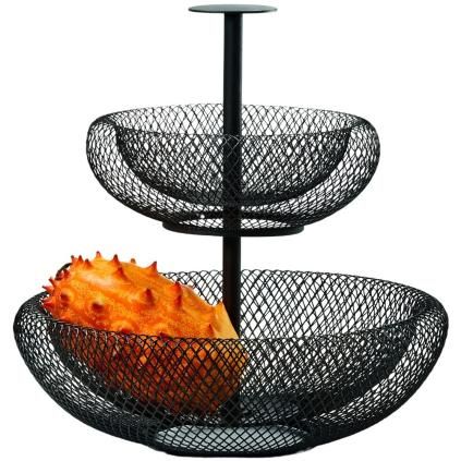 kerrostarjotin MESH 30 cm, musta, Philippi