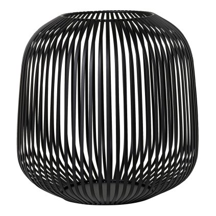 Blomus-lyhty LITO M 27 cm, musta, teräs
