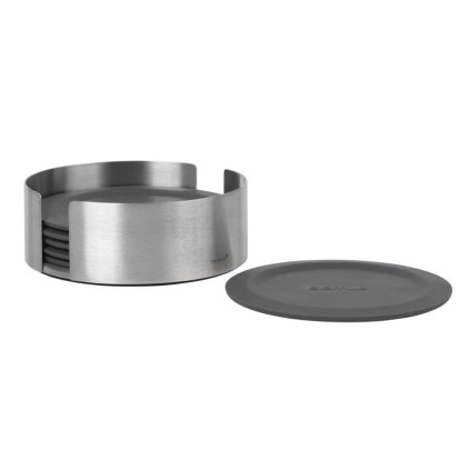 Blomus-lasinalunen LARETO, 6 kpl sarja, tummanharmaa