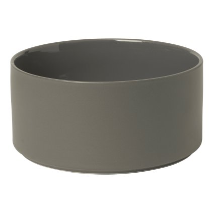 Blomus-tarjoilukulho PILAR 1,7 l, tummanharmaa