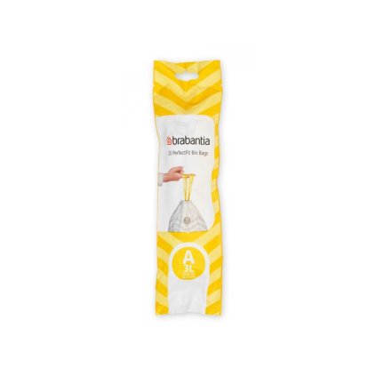 Brabantia-roskapussit PerfectFit 3 l, 20 kpl