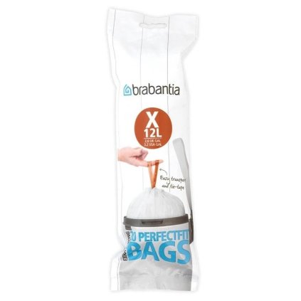 Brabantia-roskapussit X PERFECTFIT 10–12 l, 20 kpl