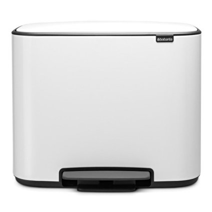 Brabantia-poljinroskakori BO 3 x 11 l, valkoinen
