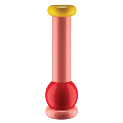 Alessi -pippuri- tai suolamylly MP0210, punainen