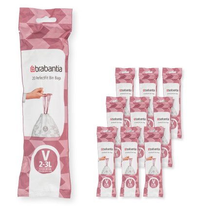 Brabantia-roskapussit V PERFECTFIT 3 l, 200 kpl