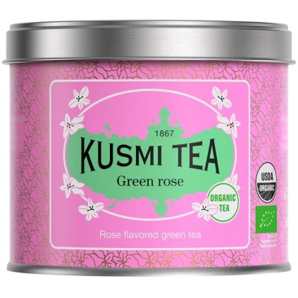 Kusmi Tea -vihreä tee ROSE, 100 g purkki irtoteetä