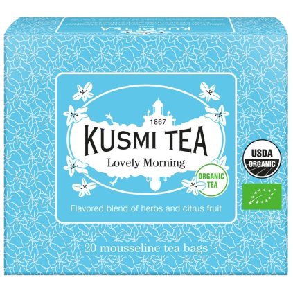 Kusmi Tea -vihreä tee LOVELY MORNING, 20 musliiniteepussia