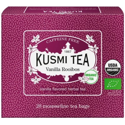 Kusmi Tea -rooibostee VANILLA, 20 musliiniteepussia