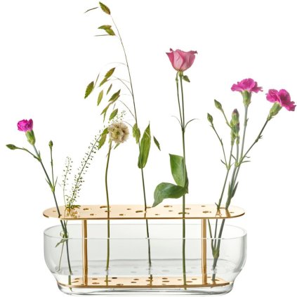 Fritz Hansen -maljakko IKEBANA 33 cm, kulta, lasi