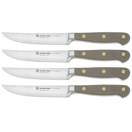 Wüsthof-pihviveitset CLASSIC COLOUR, 4 kpl sarja, 12 cm, sametti osteri