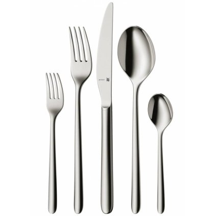 WMF-aterinsetti FLAME PLUS, 30 kpl sarja, hopea, ruostumaton teräs