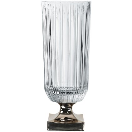 Nachtmann-maljakko MINERVA PLATINUM 40 cm, kirkas