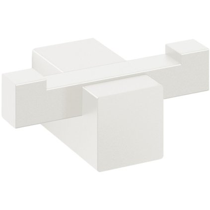 Zack-pyyhekoukku CARVO 6 cm, kaksiosainen, valkoinen, ruostumaton teräs