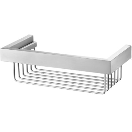 Zack-suihkuhylly LINEA 26 cm, matta, ruostumaton teräs