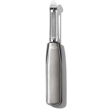 OXO-kuorimaveitsi STEEL 19 cm, sahalaitainen, hopea, ruostumaton teräs