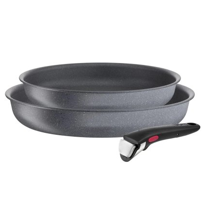 Tefal-pannusarja INGENIO NATURAL FORCE L3969202, 3 kpl sarja, harmaa, alumiini