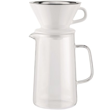 Alessi -hidas tippakahvinkeitin SLOW COFFEE 24 cm, lasi