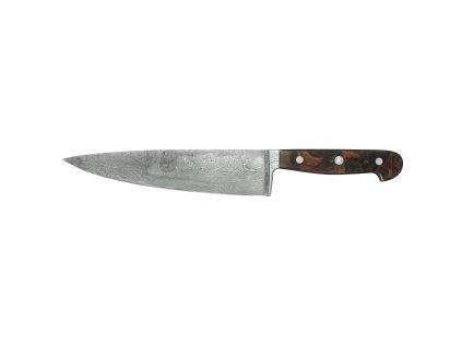Güde-kokkiveitsi DAMASCUS 21 cm, ruskea