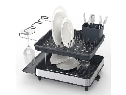 Joseph Joseph -astioiden kuivausteline EXCEL STEEL 851647 harmaa, muovi