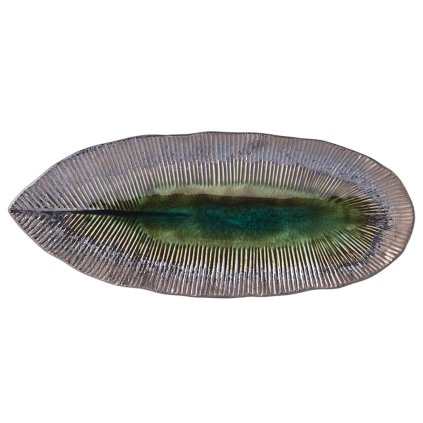 MIJ-tarjoiluvati MIDORI 32,5 x 13,5 cm, vihreä, keraami