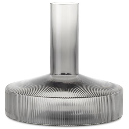 Viinikarahvi RIPPLE 1,7 l, harmaa, lasi, ferm LIVING
